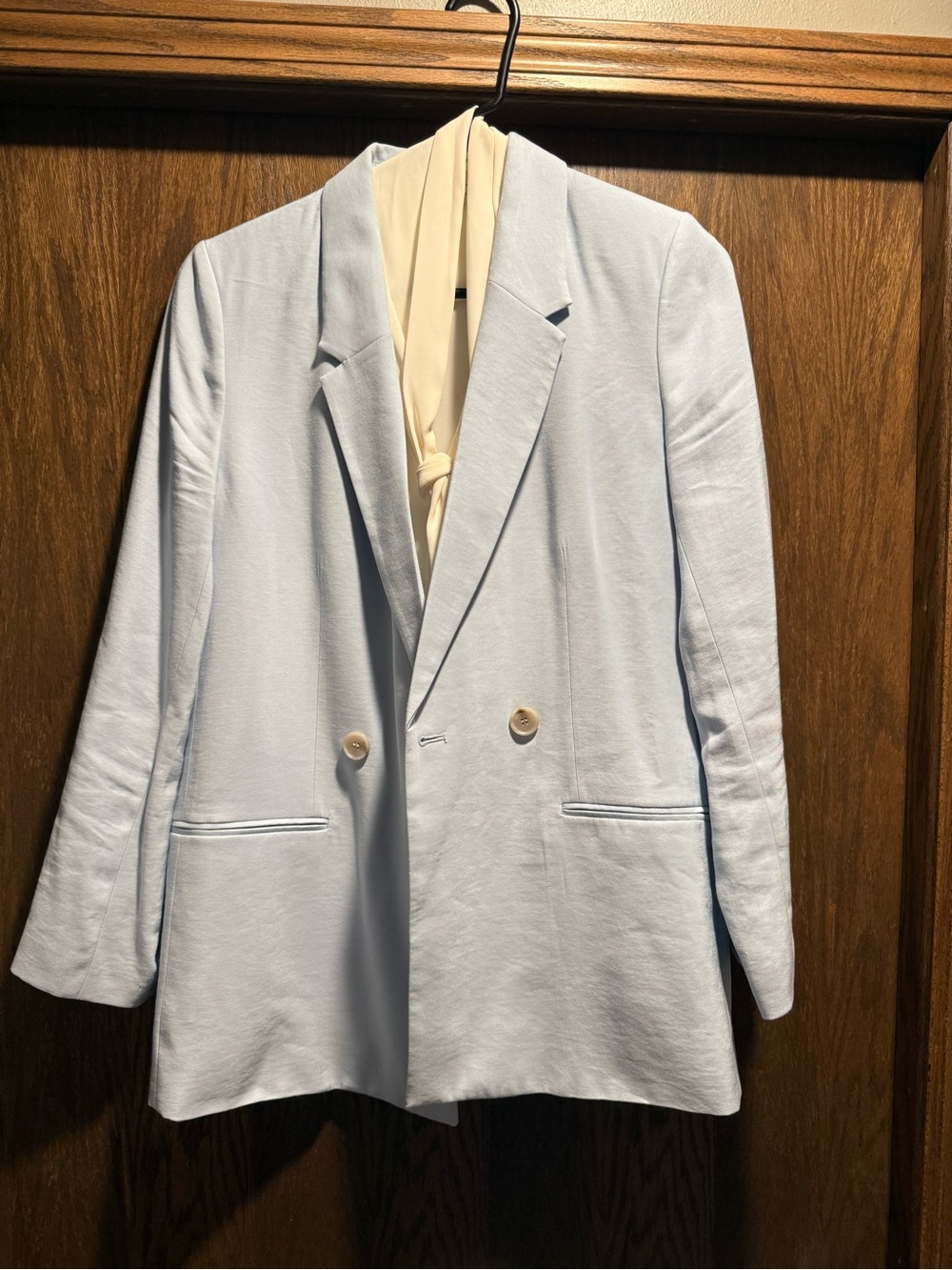Light Blue Oversized Women’s Blazer